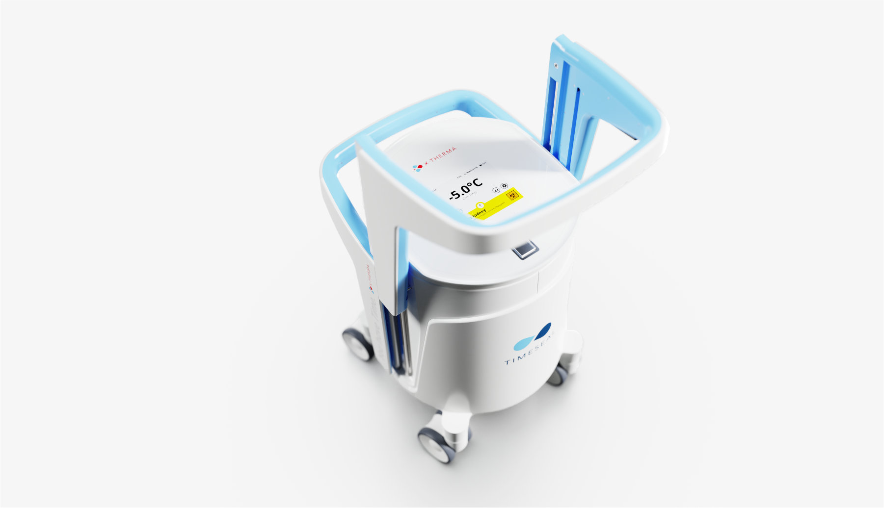 Mobiles Organtransport-System TimeSeal® mit trolleyähnlicher Mobilität
