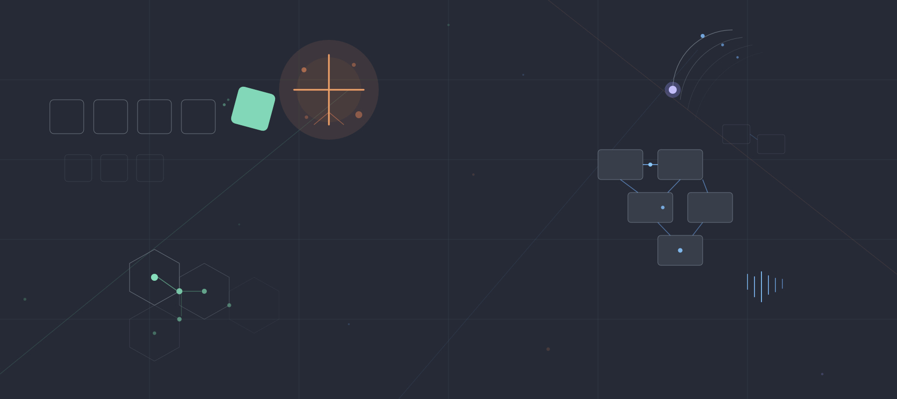 Designtrends 2026 für Lab, Med und Dental – abstrakte Grafik